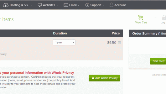 Name.com域名轉(zhuǎn)入支付費用